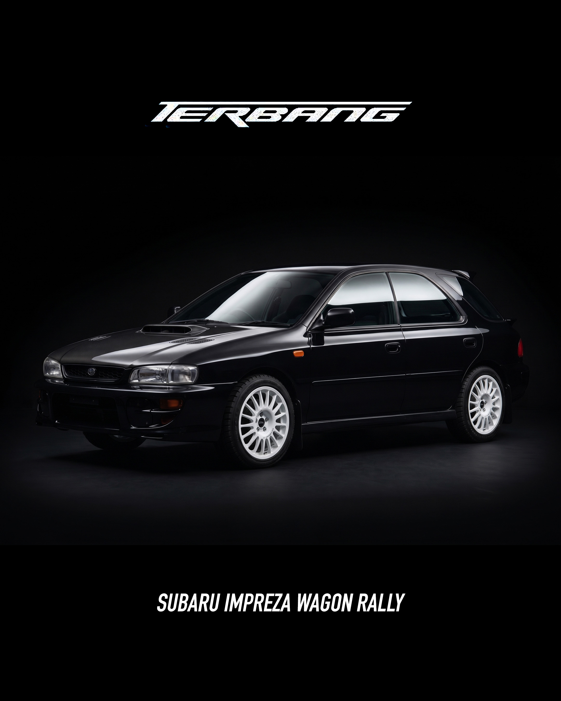 Subaru Impreza Wagon Rally hitam filem Terbang