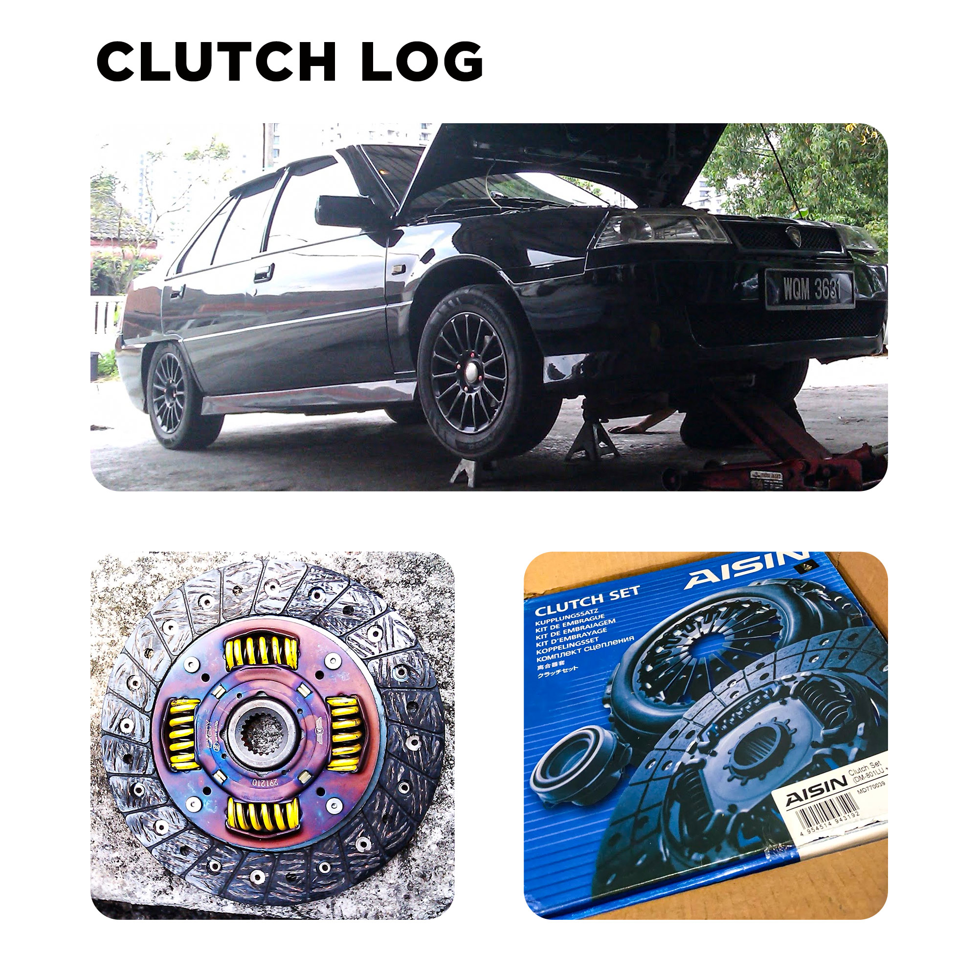 clutch log for my saga LMST